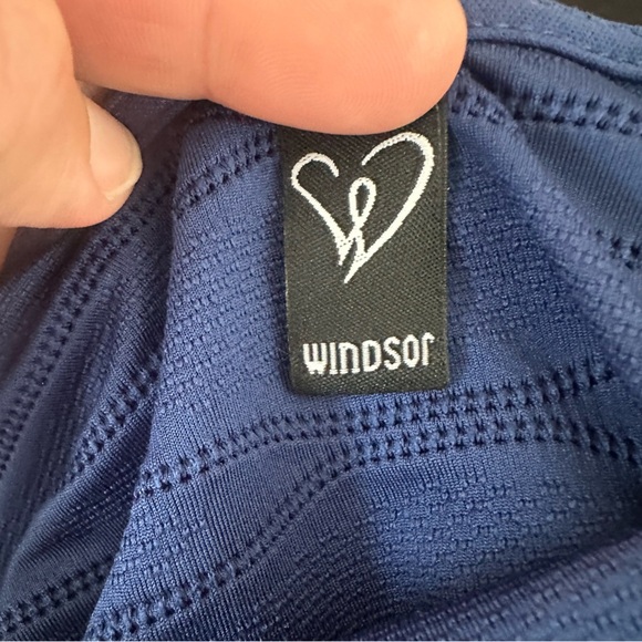 Windsor Blue Textured Bodycon Dress – Size M – Made in USA - Picture 8 of 8